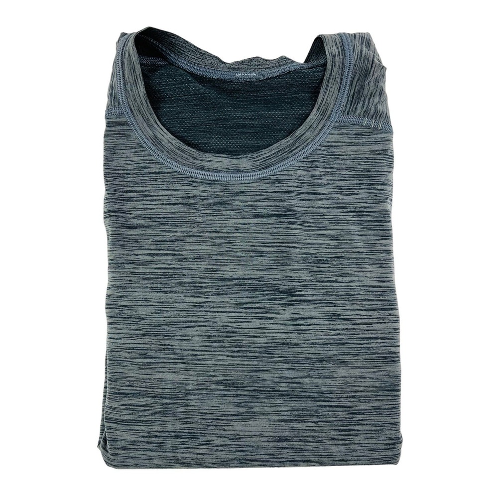Lululemon Heathered Gray Short Sleeve Athletic Stretch‎ T-Shirt Mens Size 2XL